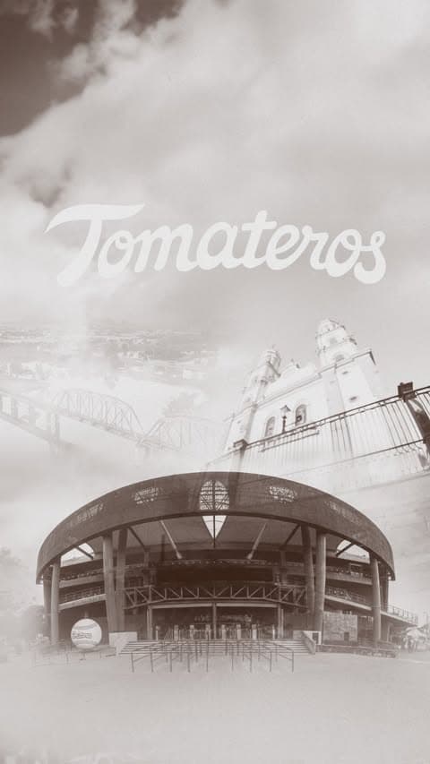 Vista histórica del estadio Tomateros